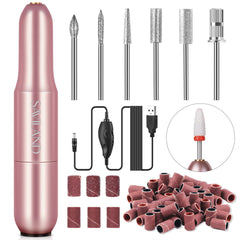 SAVILAND taladro eléctrico para uñas, kit completo para remover uñas acrílicas en casa.