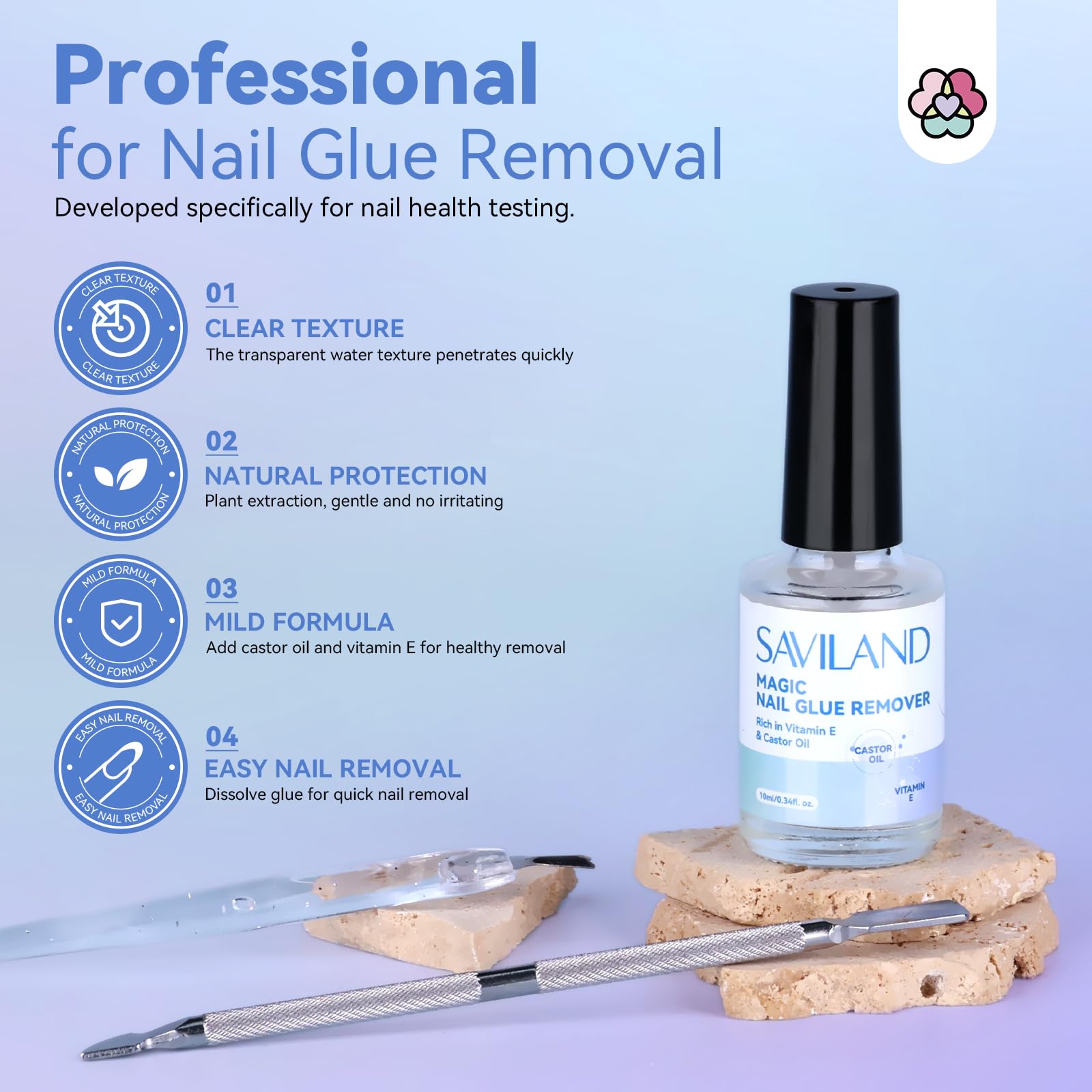 Uñas limpias y listas para la próxima manicura con SAVILAND