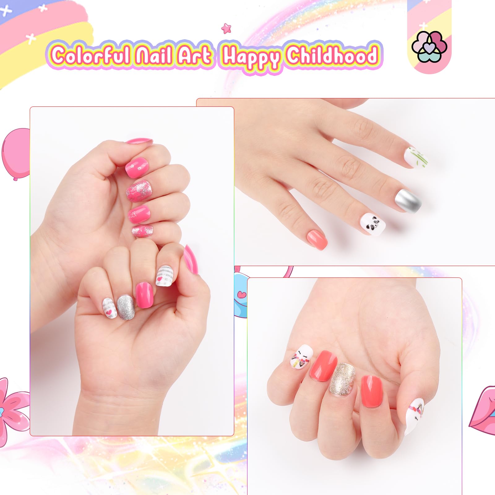 SAVILAND regalo ideal: set de uñas listo para regalar a niñas
