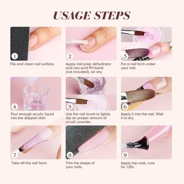 SAVILAND wooden cuticle pushers included for gentle prep.