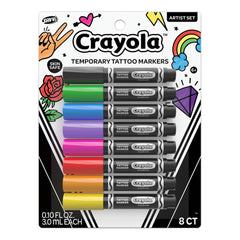 Savvi Crayola ensemble marqueurs temporaires 8 pièces, emballage prêt à offrir.