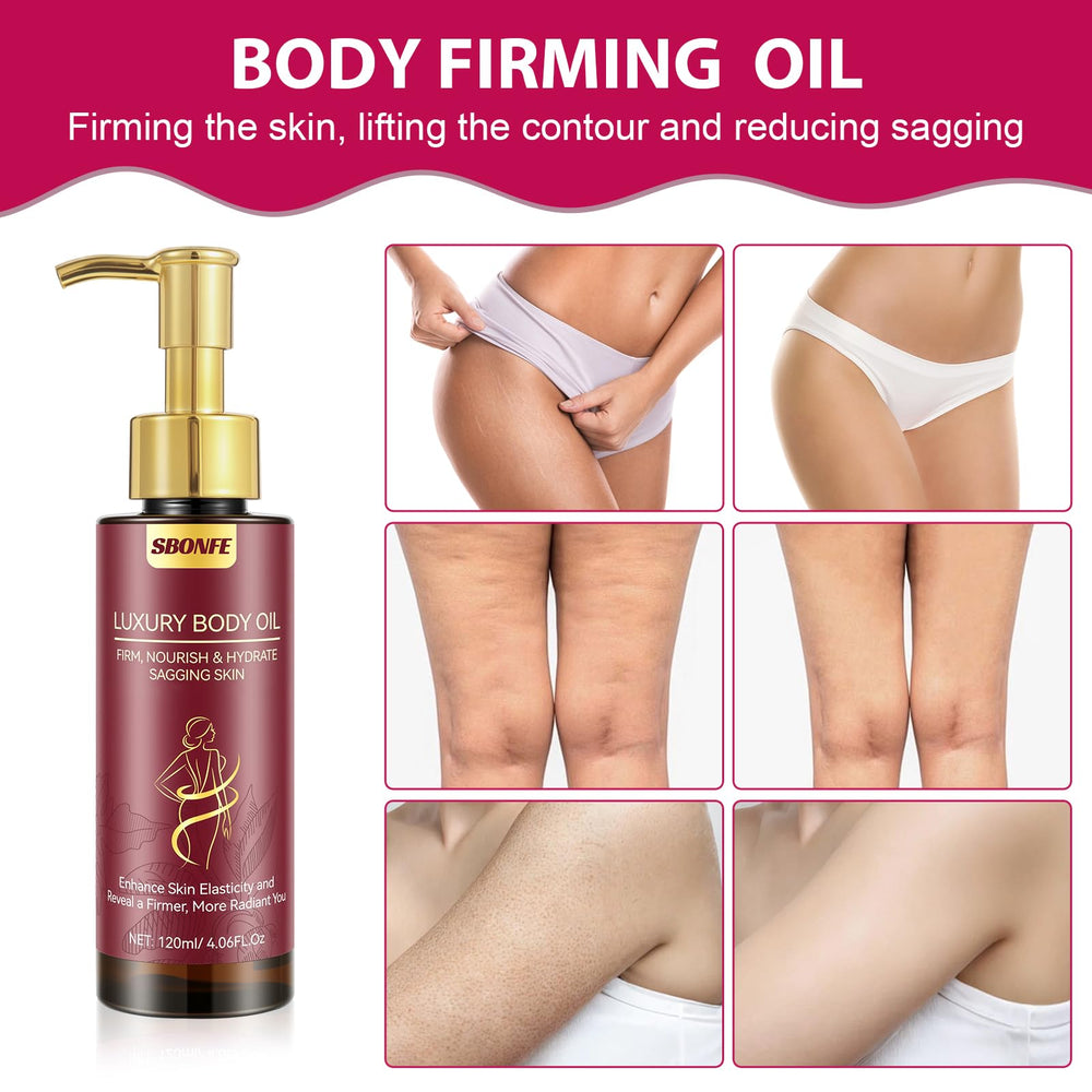 SBONFE Aceite Reafirmante, textura ligera para absorción rápida y piel suave.