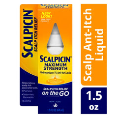 Scalpicin Max Strength: aplicador preciso para aplicación localizada del cuero cabelludo.