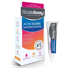 ScarAway: botella de gel de silicona médica para cicatrices suaves.