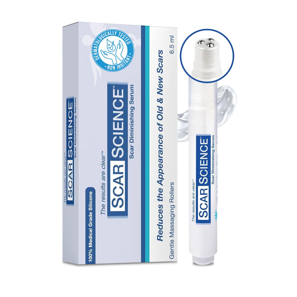 ScarScience Gel Scar Bouteille: gel en silicone médical pour massages apaisants des cicatrices.