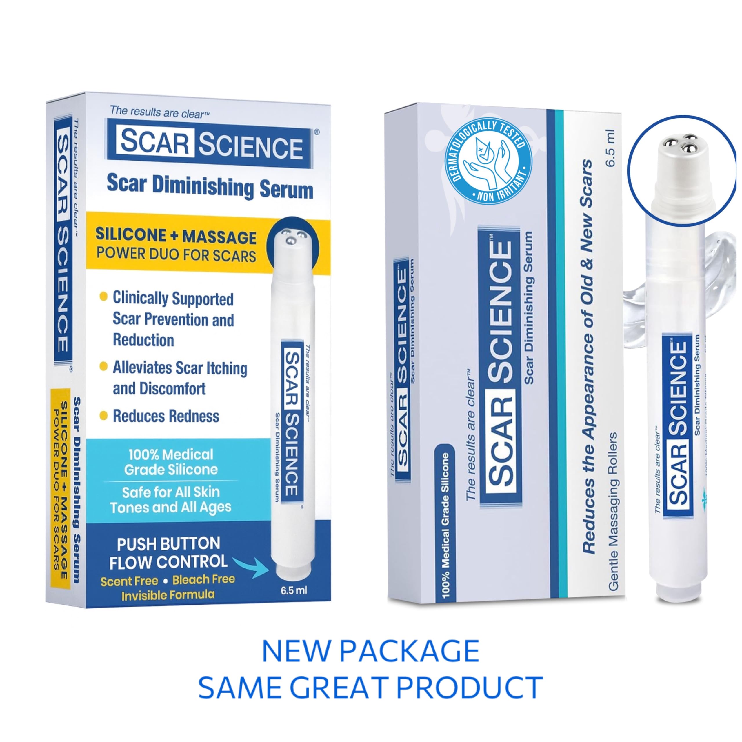 ScarScience Utilisation Quotidienne: parfait à domicile ou en déplacement.