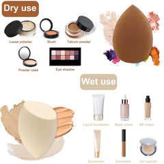 Esponjas Scartink multicolor para uso con polvo, base o corrector