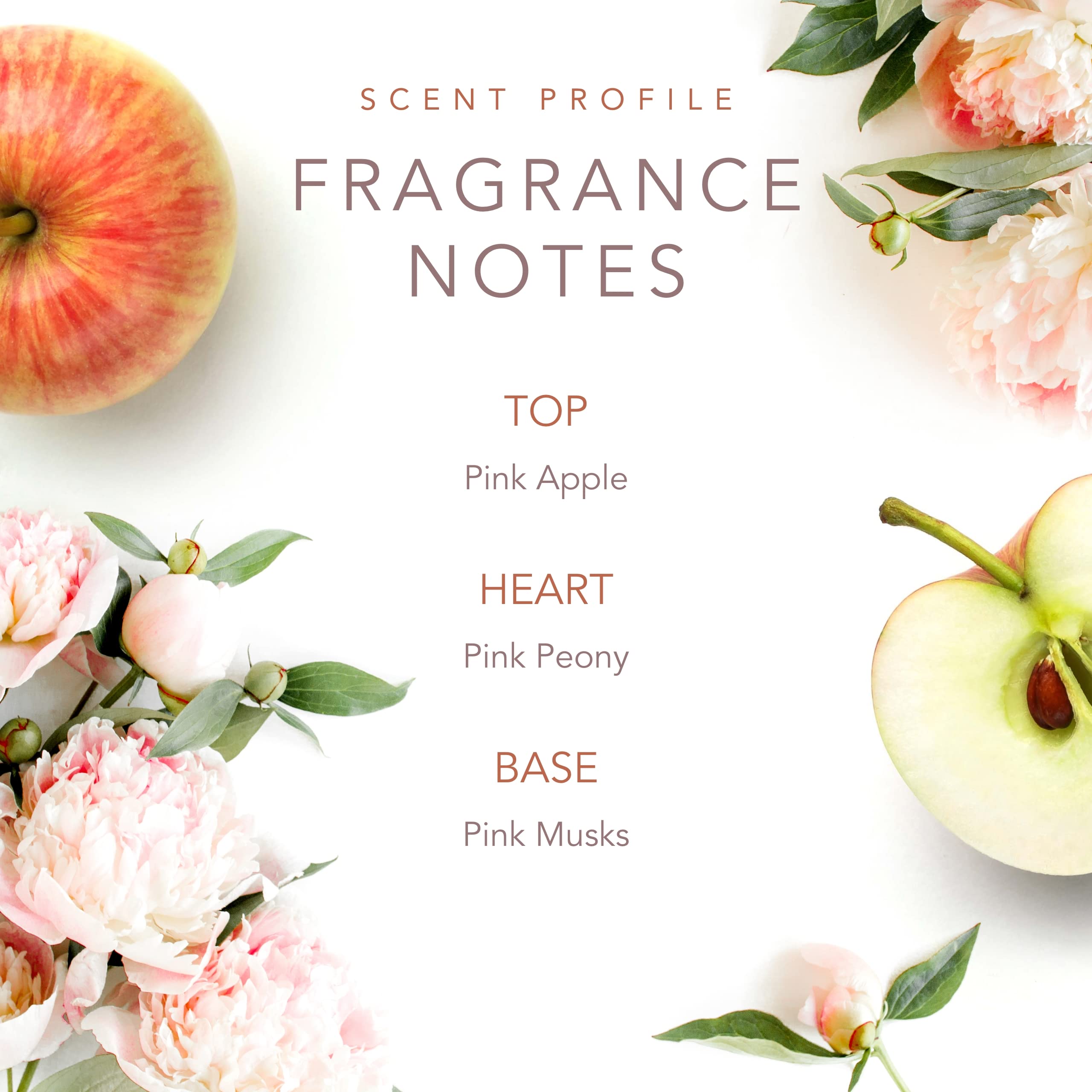 SCENT BEAUTY Dancing Fireflies: nota superior rosa manzana para apertura fresca.