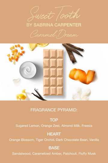 SCENT BEAUTY Sabrina Carpenter Caramel Dream, sensación suave para uso diario.