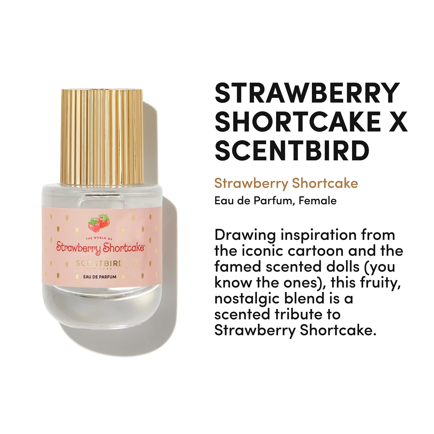Notas de fresa y bergamota de Scentbird Strawberry Shortcake.