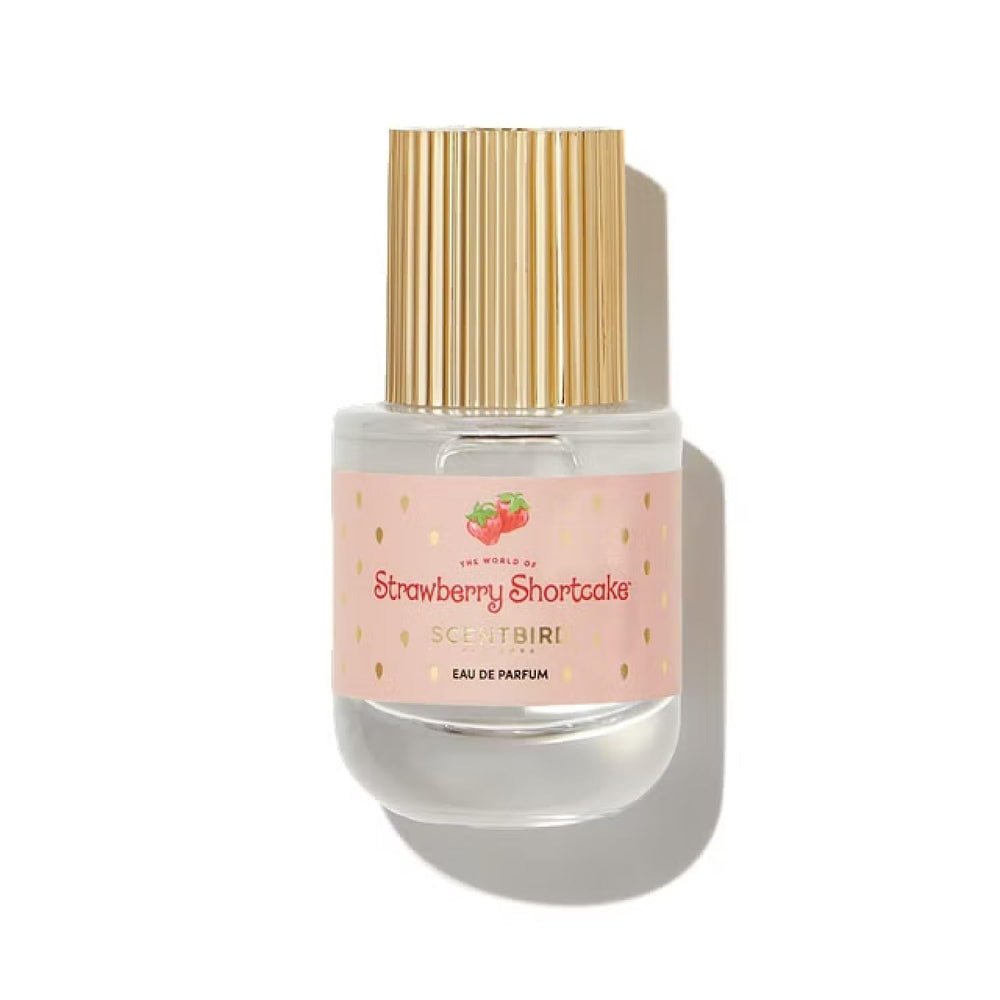 Scentbird Strawberry Shortcake, botella elegante lista para ocasiones especiales.