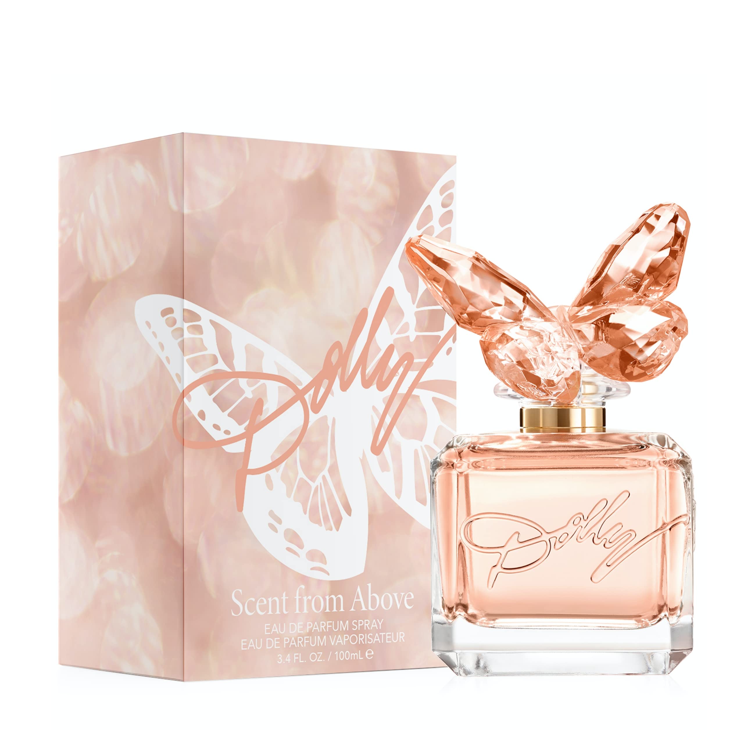 SCENT BEAUTY Dolly Parton Scent from Above, empaque rosado para viaje y regalo