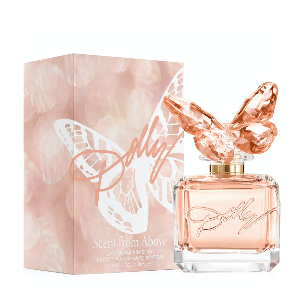 SCENT BEAUTY Dolly Parton Scent from Above, empaque rosado para viaje y regalo