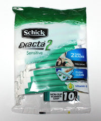 Schick Exacta2 Sensible con dos hojas para mayor precisión