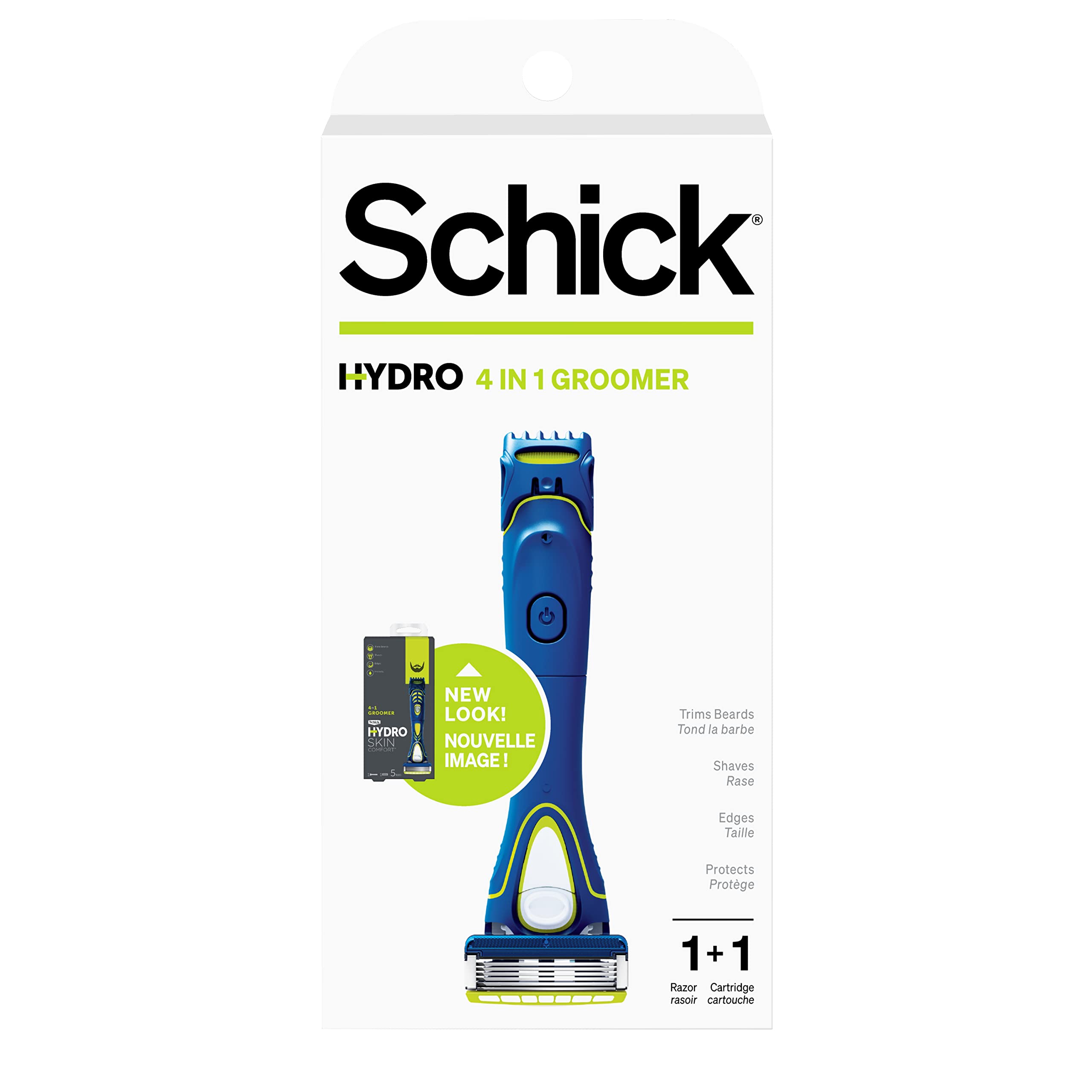 Schick Hydro 5 con cinco hojas y protección para un afeitado suave