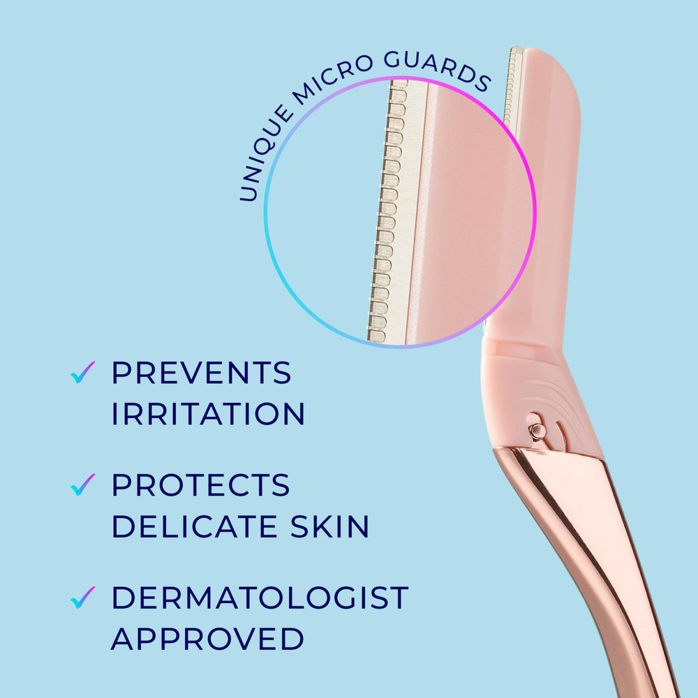 Schick Hydro Silk bandeja dispensadora facilita colocar y retirar las hojas exfoliantes.