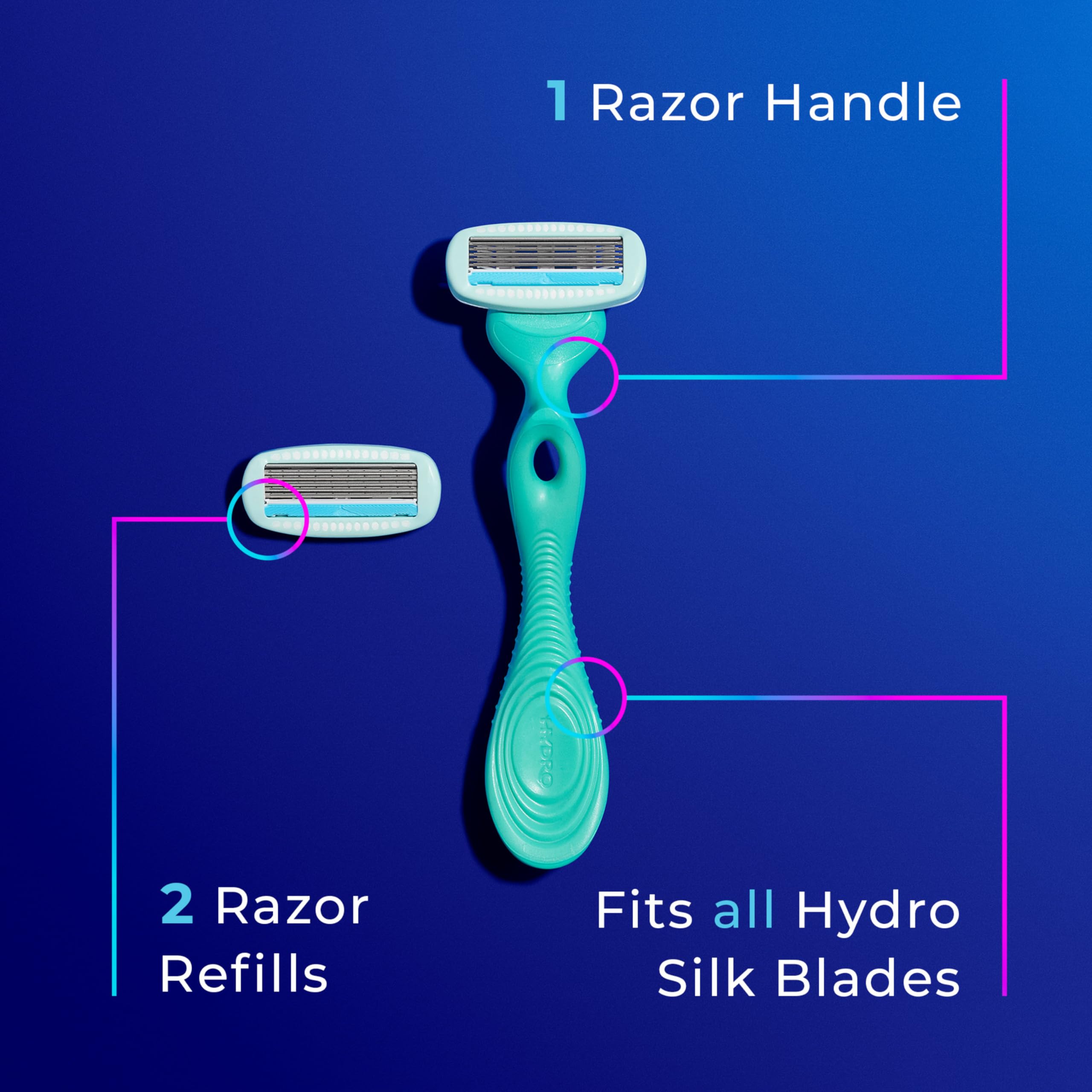 Schick Hydro Silk Compatibilidad: mango compatible con recambios Hydro Silk.