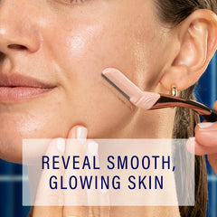 Schick Hydro Silk hojas exfoliantes 3 unidades, eliminan vellos finos con precisión.