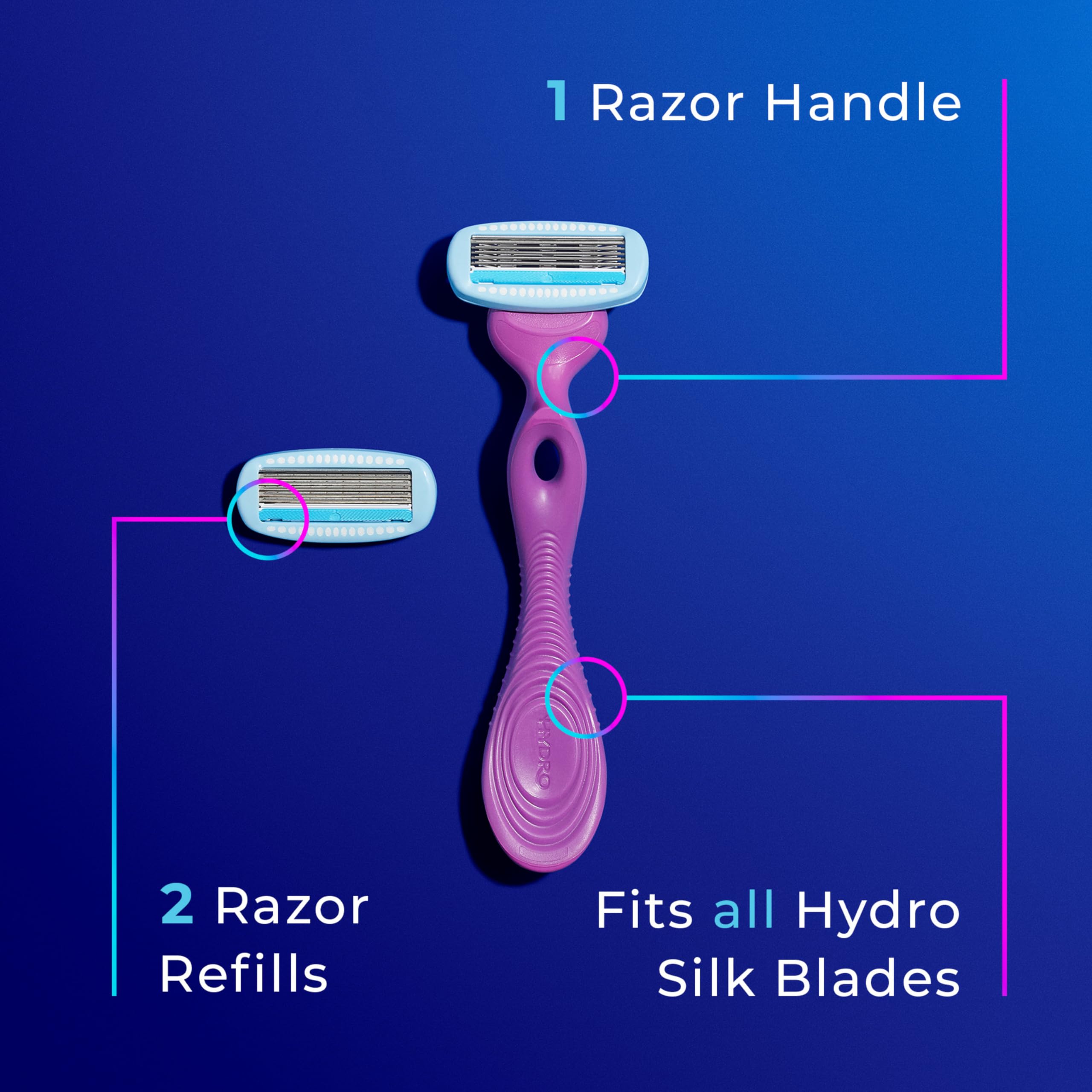 Schick Hydro Silk Moisture: combina bien con la crema de afeitado Hydro Silk.