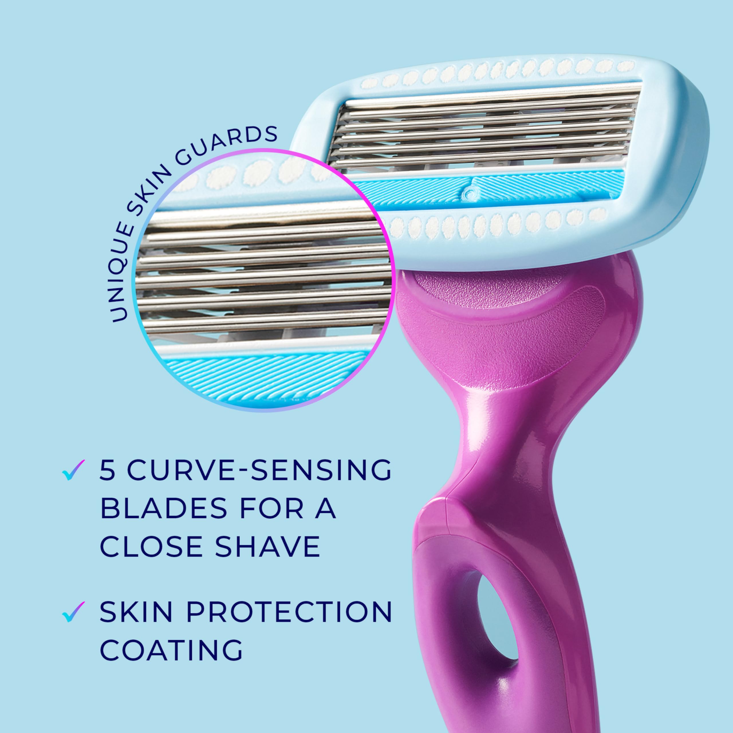 Schick Hydro Silk Moisture: guardas que cuidan la piel durante el afeitado.