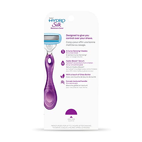 Schick Hydro Silk Moisture: manija compatible con recambios Hydro Silk.