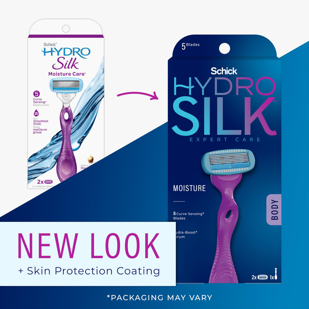 Schick Hydro Silk Moisture: serum Hydra-Boost hidrata durante el deslizamiento.