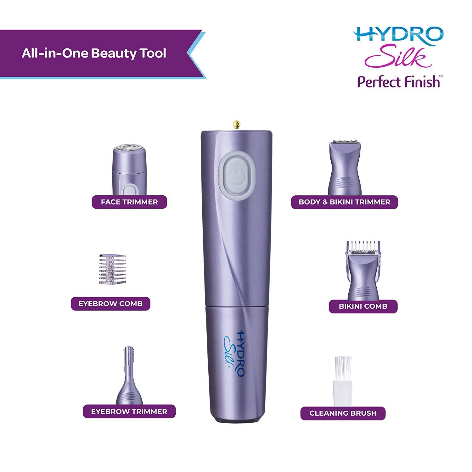 Schick Hydro Silk Perfect Finish, afilado facial suave para áreas delicadas.