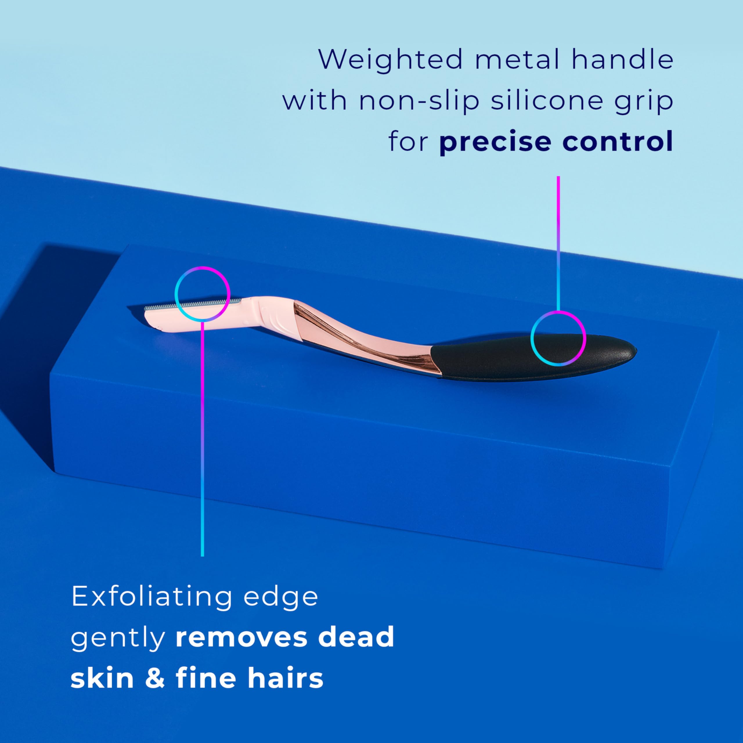 Schick Hydro Silk piel radiante tras dermaplaning y exfoliación suave.