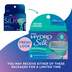 Protección de piel y capas en Schick Hydro Silk