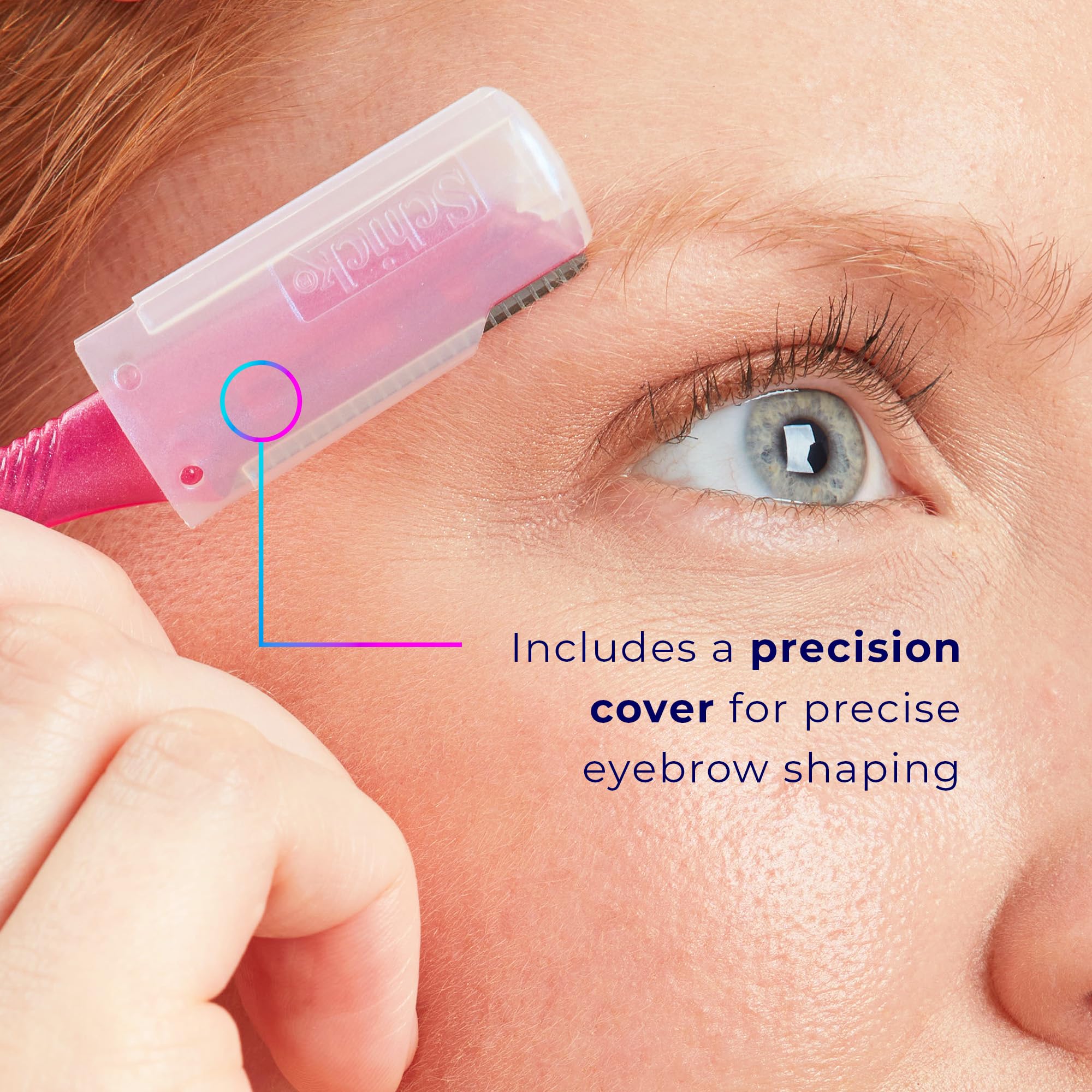 Schick Hydro Silk Touch-Up diseño compacto ideal para viaje.