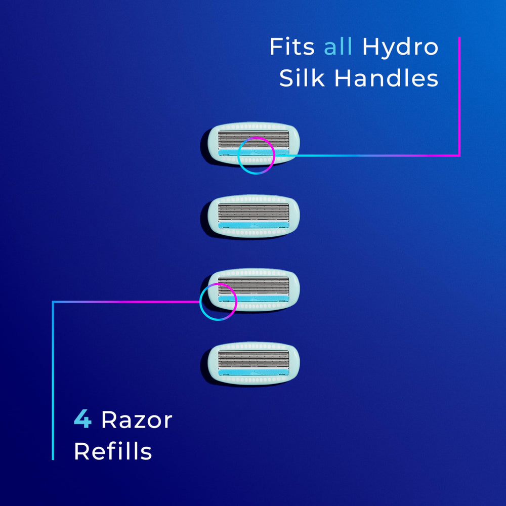 Uso recomendado para varias zonas del cuerpo con Hydro Silk