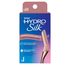 Schick Hydro Silk varita dermaplaning para exfoliar suavemente y lograr piel radiante.