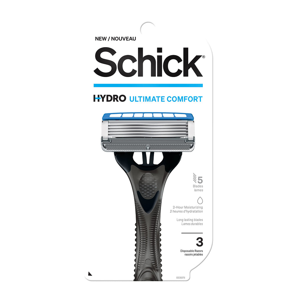Schick Hydro 5 Descartable con gel hidratante para una afeitada suave.