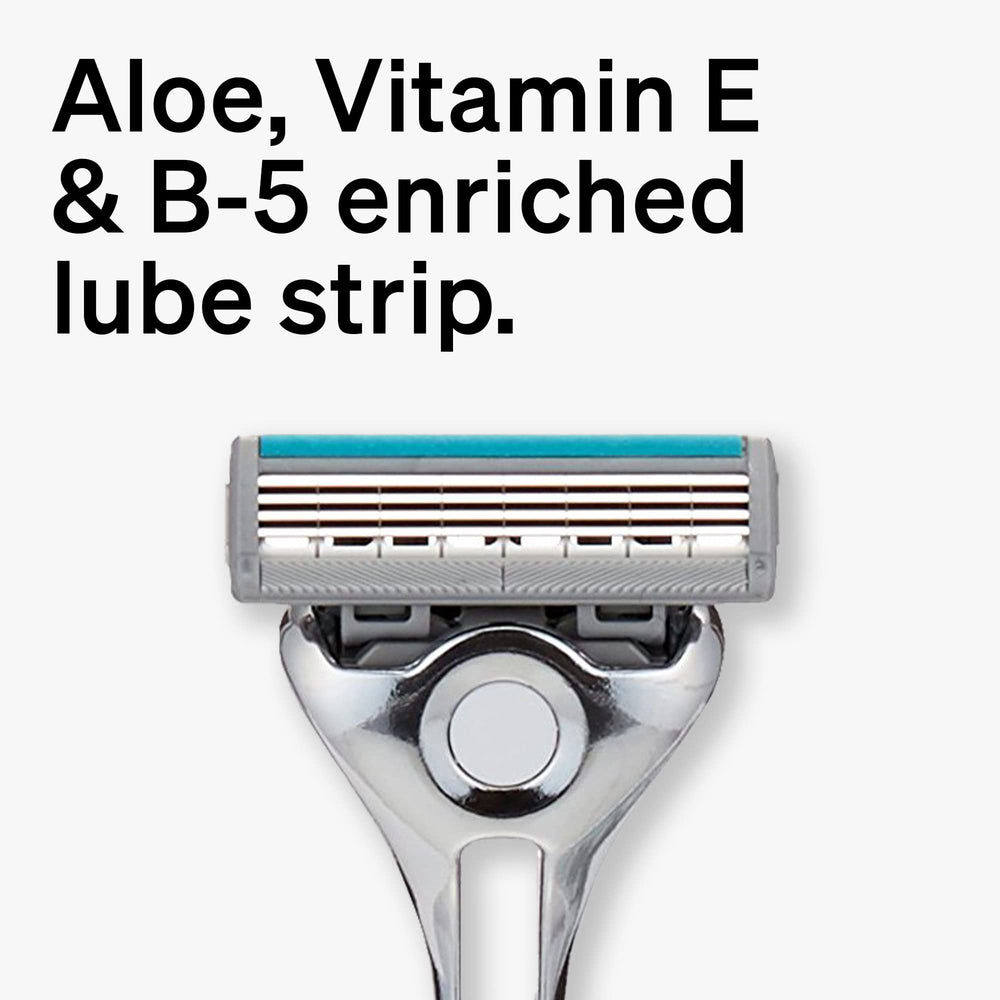 Schick Quattro Titanium: diseño-compacto para almacenamiento práctico.