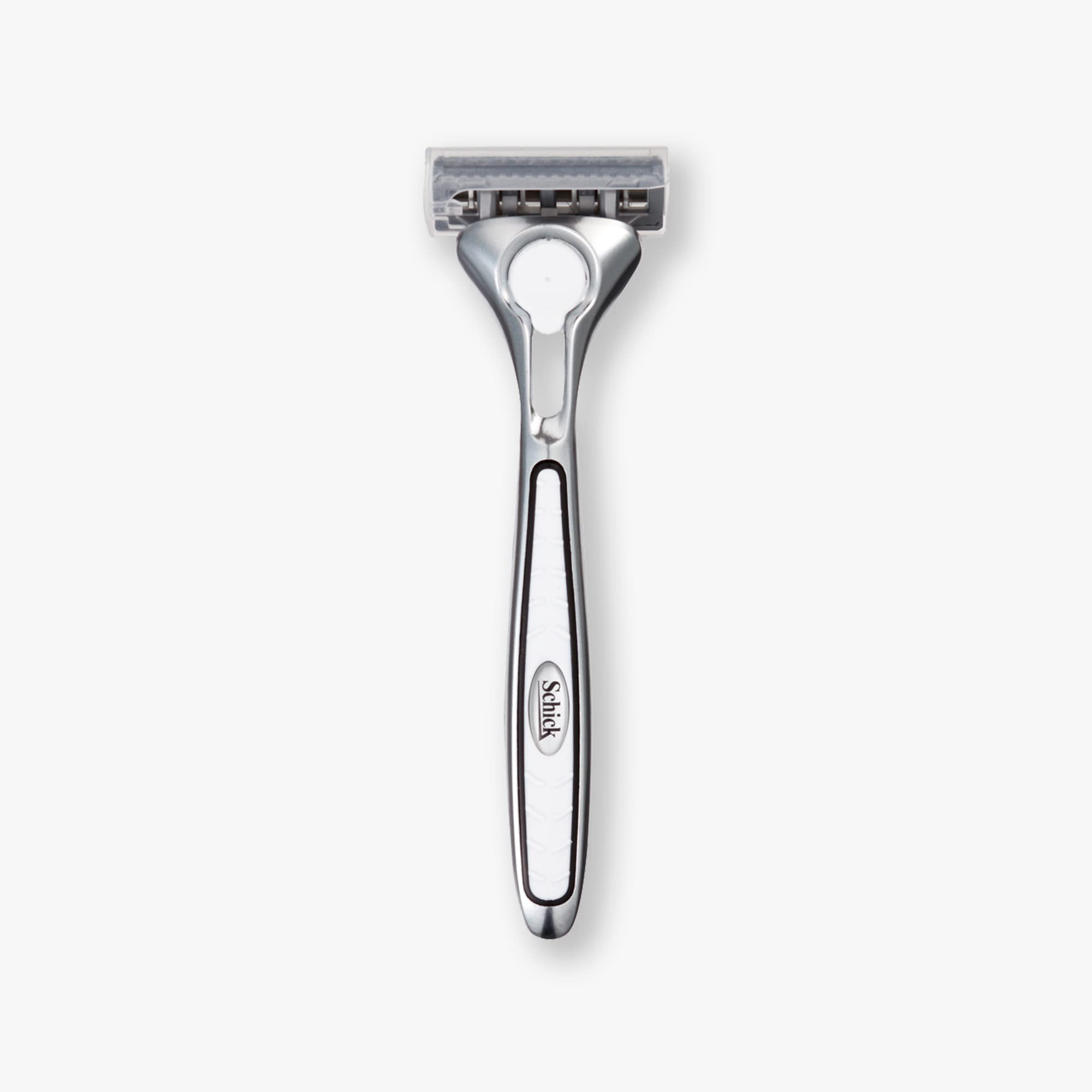 Schick Quattro Titanium: mango-ergonomico para control estable.