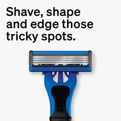 Cuchillas de titanio Schick Xtreme 4 Outlast para afeitados duraderos.