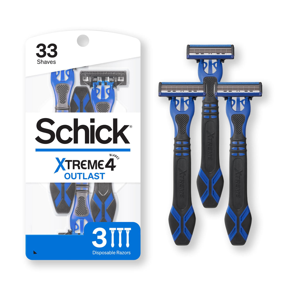 Schick Xtreme 4 Outlast ofrece una rasura ergonómica y control estable.