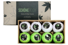 Schone Body bombas de baño cáñamo lavanda ofrecen relajación en casa