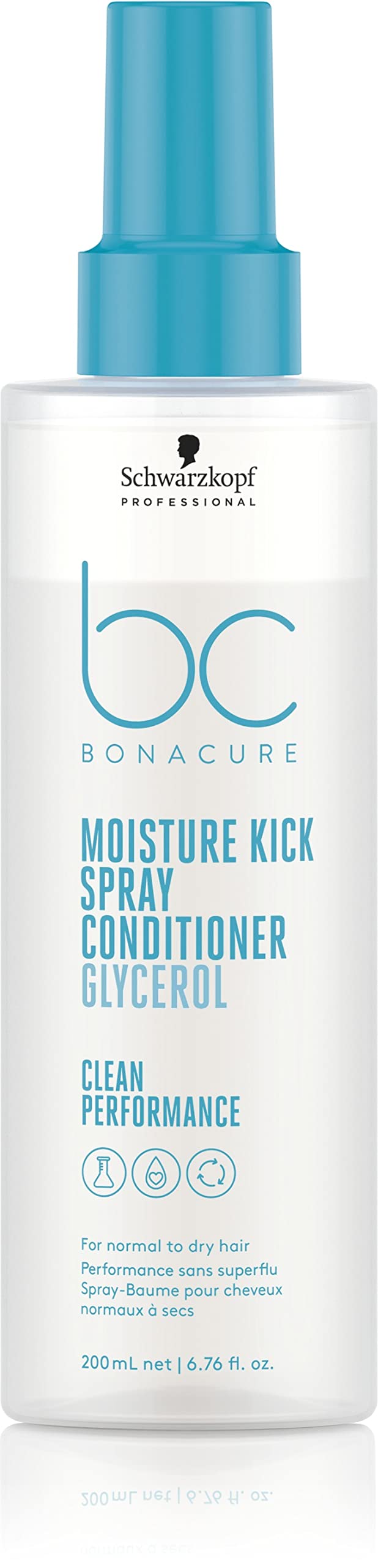Schwarzkopf Bonacure Moisture Kick: aplicación suave para hidratación inmediata.