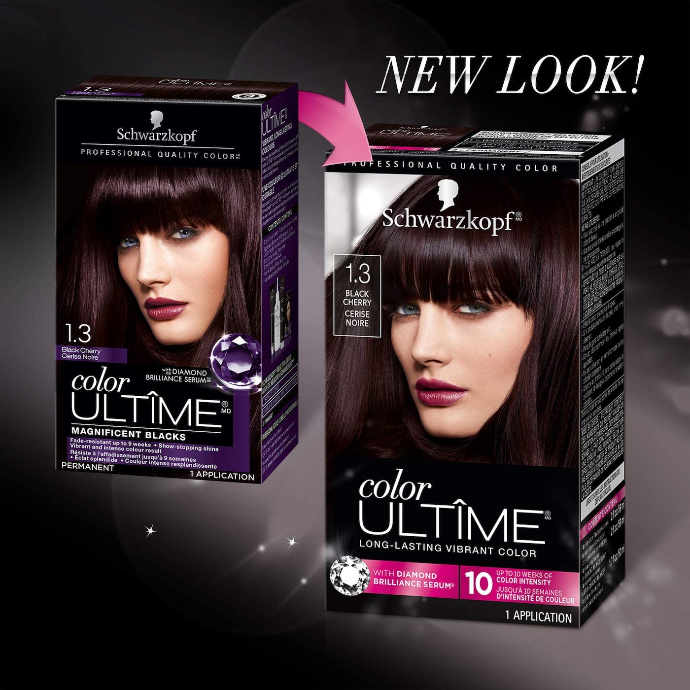 Schwarzkopf Color Ultime 1.3 Negro Cereza: cobertura de canas y color duradero