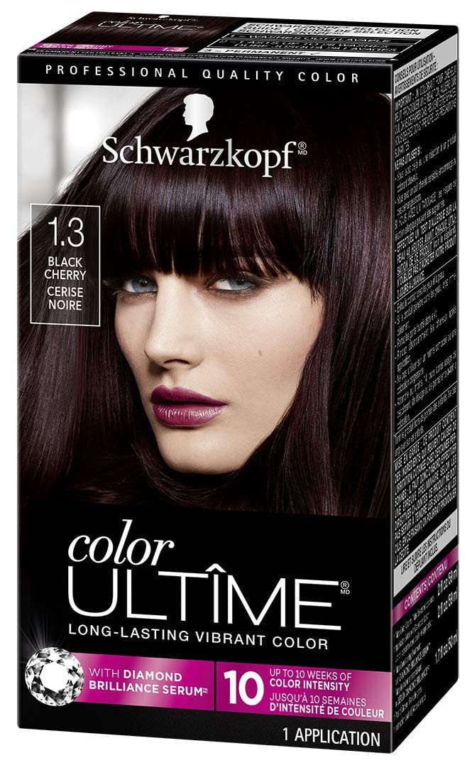 Schwarzkopf Color Ultime 1.3 Negro Cereza: kit color para lograr color intenso en casa