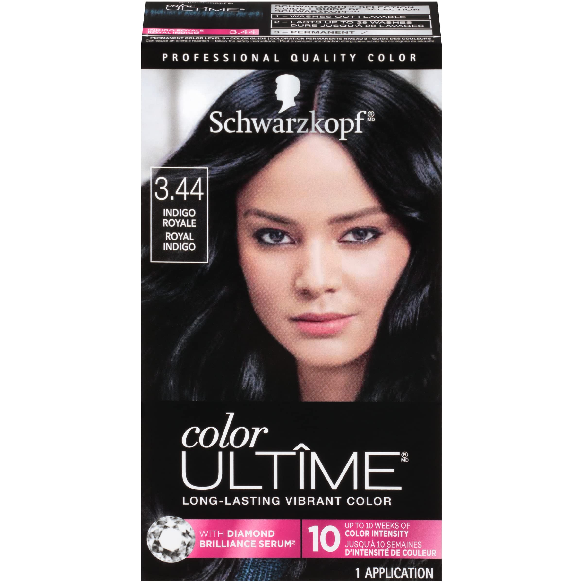Schwarzkopf Color Ultime Indigo Royale: vertido del bote para color intenso y duradero