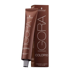 Schwarzkopf Igora 7-12 medium ash smokey blonde palette for precise shade selection.