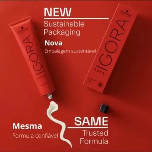 Igora Royal 5-6 application steps guide precise, even color results.