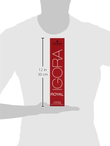 Igora Royal applied color on hair reveals bold shade with smooth transition and shine