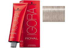 Schwarzkopf Igora Royal 9.5-1 Pastel Ash Blonde: tono suave y cobertura óptima para canas