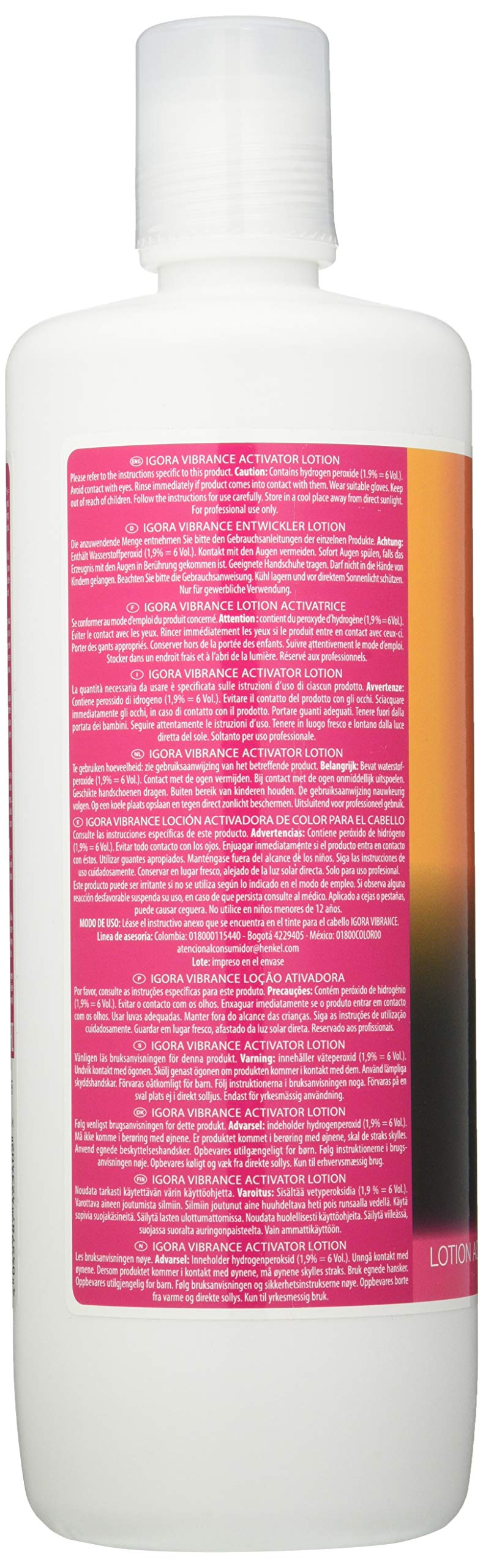 Schwarzkopf Igora Royal activadora, aplicación precisa para cabellos oscuros.