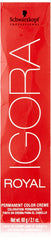 Schwarzkopf Igora Royal 7-77 en tubo, cobertura de canas con color intenso.