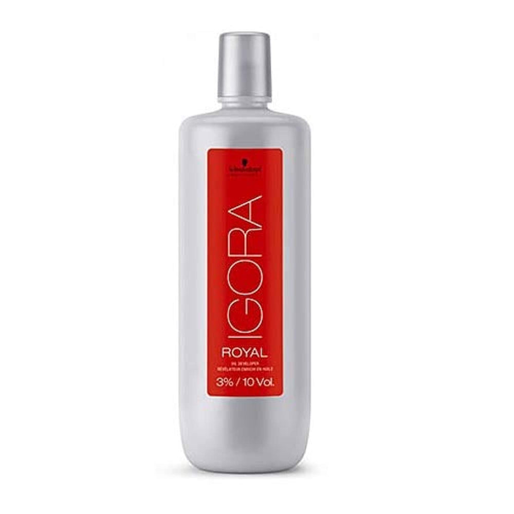 Schwarzkopf Igora Royal Desarrollador en Aceite, botella para aplicación suave y uniforme.
