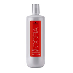 Schwarzkopf Igora Royal Desarrollador en Aceite, detalle de la etiqueta para uso práctico.